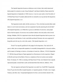 How To End A Compare And Contrast Essay Essay Preview The Spanish Inquisition Writing A Case Study Essay also Essay On Social Development The Spanish Inquisition Research Paper Witty Titles For Essays