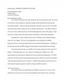 Personal Perspective Paper