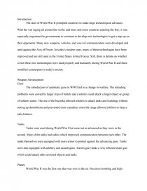 Реферат: World War Two Essay Research Paper World