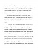 Mexican Americans: The First Migration