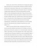 Monetary Policy, Inflation And Growth