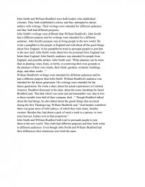 john smith essay