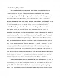 Реферат: The Witchcraft Hysteria Essay Research Paper The Реферат: The Witchcraft Hysteria Essay Research Paper The