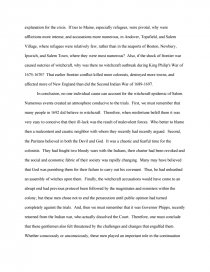 Реферат: The Witchcraft Hysteria Essay Research Paper The Реферат: The Witchcraft Hysteria Essay Research Paper The