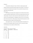 Regression Analysis
