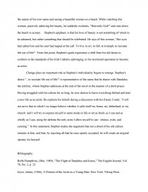 individuality in a portrait of the artist as a young man a portrait of the artist as a young man essay