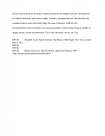 Реферат: Harriet Tubman Essay Research Paper Freedom Harriet Реферат: Harriet Tubman Essay Research Paper Freedom Harriet