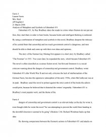 Реферат: Fahrenheit 451 3 Essay Research Paper Braveheart