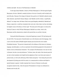 macbeth essay ambition