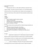 Exley Chemical Case Analysis