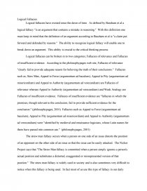 logical fallacies essays logical fallacies essay