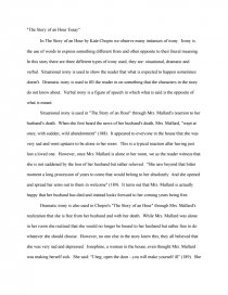 the story of an hour irony worksheet