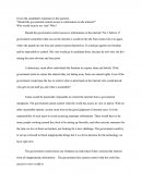 Should The Government Control Access To Information On The Internet?"