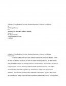 A Study Of Students Responses To Selected Social Issues