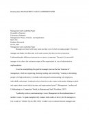 Management And Leadership Paper
