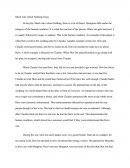 Narratve Essay