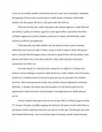 is video game violence the cause of juvenile delinquency research essay preview is video game violence the cause of juvenile delinquency zoom zoom
