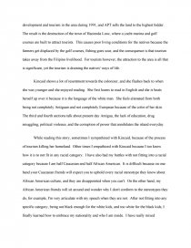 a small place jamaica kincaid analysis pdf