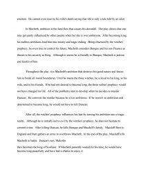 macbeth vaulting ambition essay