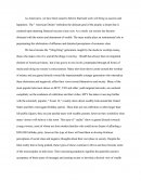 American Class Stratification 