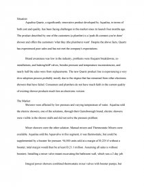aqualisa quartz case study analysis