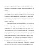 The Role Of The Intrusive Narrator/ Author