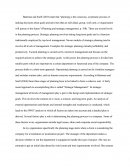 Management Planning And Ethics