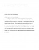 Global Communication Solution Paper