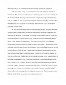 Tok - Propaganda, Opinion, Knowledge