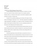 Thesis Paper For Romeo And Juliet