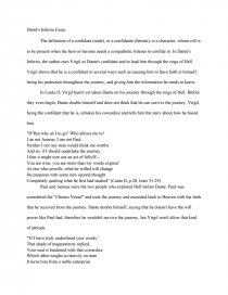 Business Essays Essay Preview Dante Essay Healthy Eating Habits Essay also Essay About English Class Dante Essay Research Paper Proposal Essay