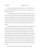 Fatalism (Monkeys Paw Shory Story)
