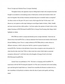 Power Corrupts And Absolute Power Corrupts Absolutely Term Papers Zoom Assignment Writing Service In Uk also Student Life Essay In English Argumentative Essay Sample High School