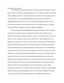 the rocking horse winner short story