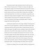 Sexual Education Programs Taught In High Schools Nationwide Would Be Much More Effective If Instead Of Focusing Exclusively On Abstinence Only Programs, They Taught A Much More Comprehensive Program, Which Informed The Adolescents How To Be Safe When It C