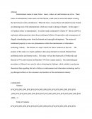 An Analysis Of Ethics In Entertainment