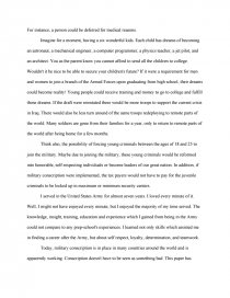Military Conscription Persuasive Essay Research Paper Zoom Zoom Zoom Help Writing Graduate School Admission Letters also College English Essay Topics Writingservice