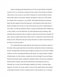 what is beauty essay