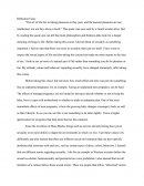 Reflection Essay