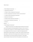 Managerial Communication
