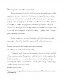 Conflict Management