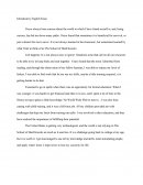 Introductory English Essay