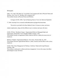 short essay about stress