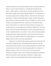 antigone research paper
