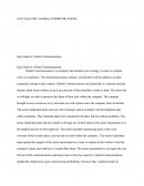 Gap Analysis Global Communications