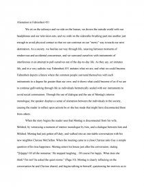 High School Essay Alienation In Fahrenheit Essays Essay Revision Service also Outline For A Persuasive Essay Essay Fahrenheit Romefontanacountryinncom General Essay Topics In English
