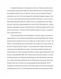 how cell phones changed the world essay