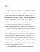 Booker T. Washington Vs. W.E.B Dubois