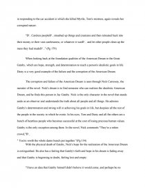 Реферат: American Dream Great Gatsby Essay Essay