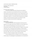 Gap Analysis: Global Communications